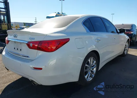 2015 Infiniti Q50 Premium from USA, damaged, VIN JN1BV7APXFM332661